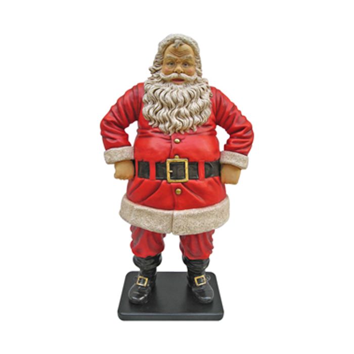 lustiger Weihnachtsmann klein verkleinert Dekorationsfigur