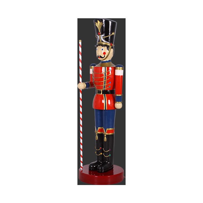 Nußknacker als Soldat vergrößert Dekorationsfigur