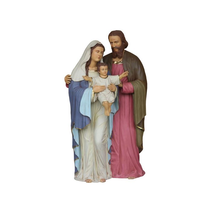 Heilige Familie stehend - Josef, Maria und Jesus lebensgroß Deko- & Werbefigur