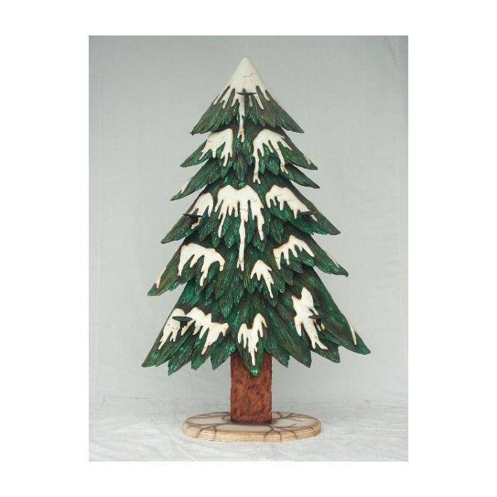 Tannenbaum mit Kerzenhalter lebensgroß Deko- & Werbefigur