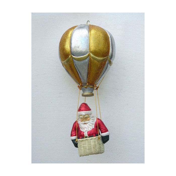 Weihnachtsmann im Ballon verkleinert Dekorationsfigur