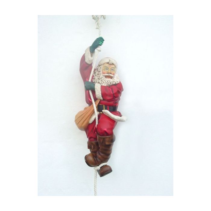 Weihnachtsmann kletternd klein verkleinert Dekorationsfigur