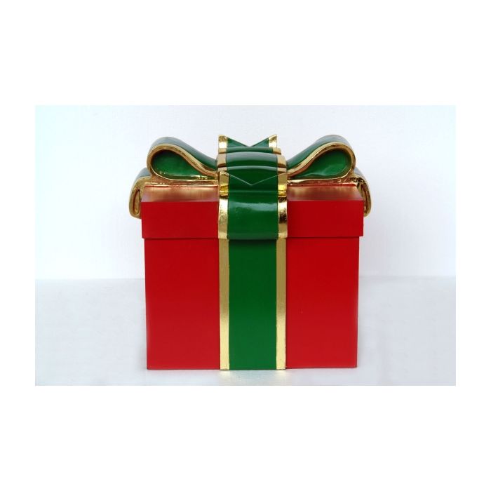 Geschenkbox Rot lebensgroß Aufbewahrung