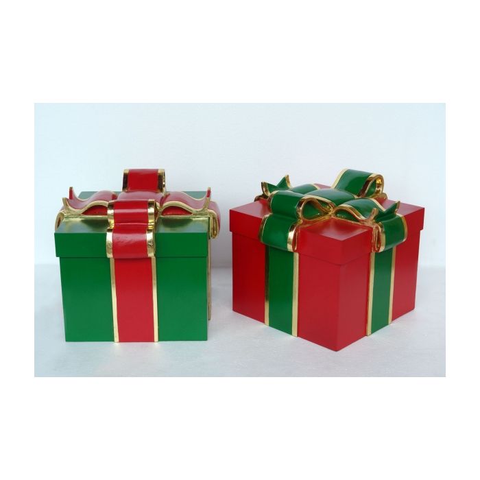 Geschenkbox Rot lebensgroß Aufbewahrung