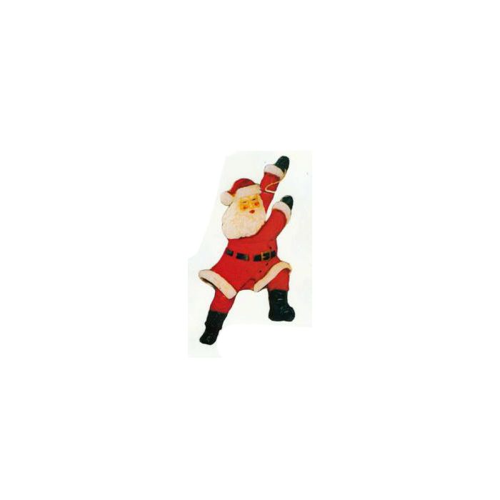 Weihnachtsmann pendelt am Seil verkleinert Dekorationsfigur