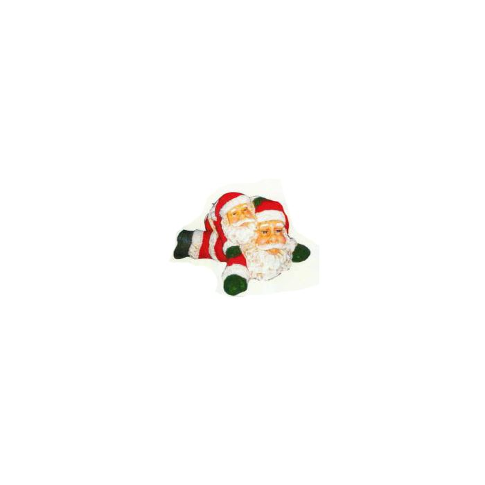 liegende Weihnachtsmänner klein verkleinert Dekorationsfigur