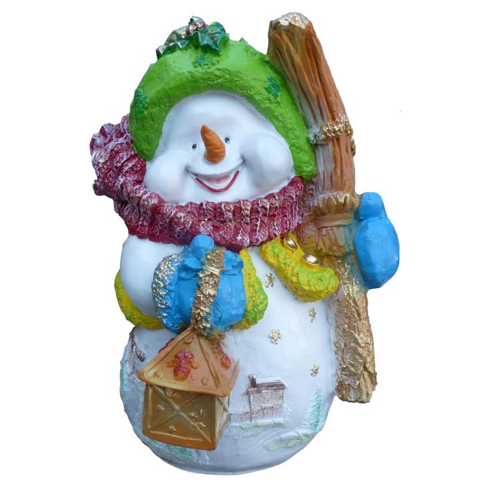 Schneemann klein verkleinert Dekorationsfigur