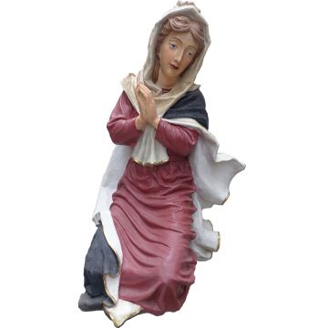 Maria hockend in Gebetshaltung verkleinert