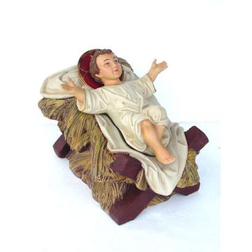 Jesuskind auf Strohlager verkleinert