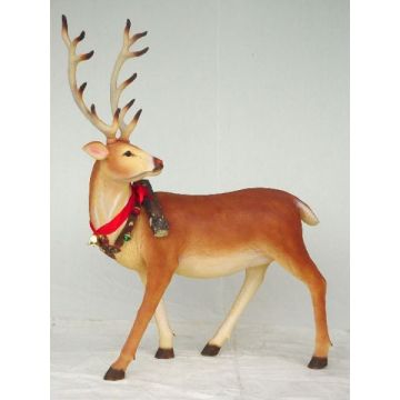 Rentier weihnachtlich lebensgroß