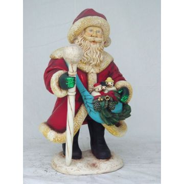 Weihnachtsmann auf Eis verkleinert