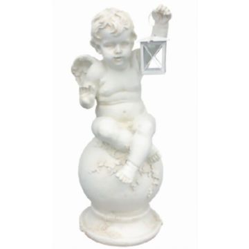 Engel mit Lampe verkleinert