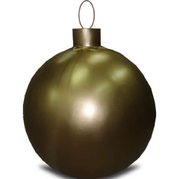 Weihnachtskugel ohne Struktur Gold vergrößert