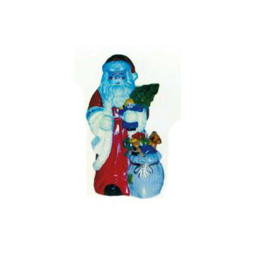 Weihnachtsmann klein mit viel Spielzeug verkleinert