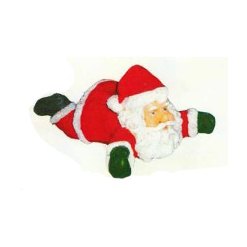 liegender Weihnachtsmann klein verkleinert