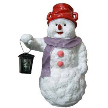 Schneemann mit Laterne verkleinert